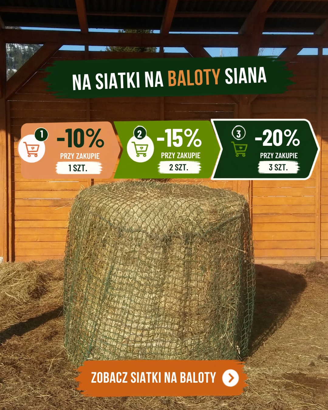 Siatki na woliery
